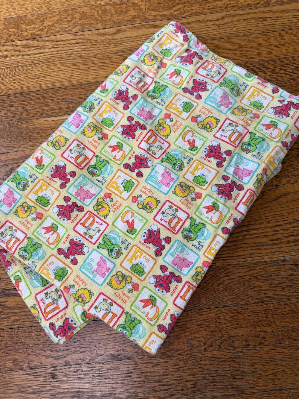 Vintage Sesame Street Baby Blanket
